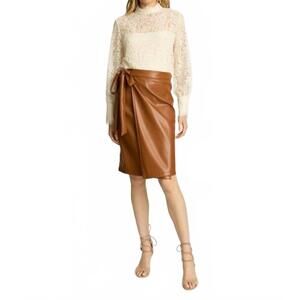 NEW CABALLERO peyton skirt in tobacco